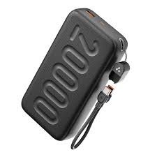 Ambrane 20000mAh 22.5W Power Bank – Compact, Powerful & Fast (Black)