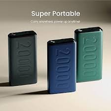 Ambrane 20000mAh 22.5W Power Bank – Compact, Powerful & Fast (Black)