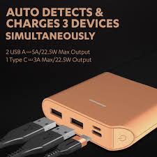 DURACELL 20000mAh 22.5W Fast Charging Power Bank – Multicolor