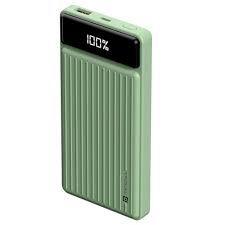 Portronics Luxcell B 10K – 10000mAh 22.5W Fast Charging Ultra Slim Power Bank (Green)