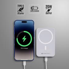 ZEBRONICS MW63 Wireless Power Bank – 10000mAh, MagSafe Fast Charging